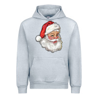 Heather Grey santa Urban Hoodie - RanaPortraitStore