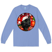 Colony Blue christmas bombay cat Long Sleeve Tee - LillyAllenDesigns