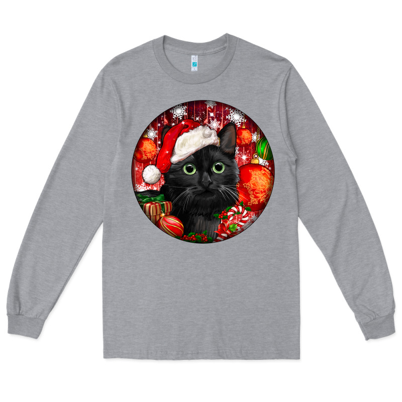 Christmas Bombay Cat Long Sleeve Tee by LillyAllenDesigns | Teevron