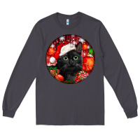 Smoke christmas bombay cat Long Sleeve Tee - LillyAllenDesigns