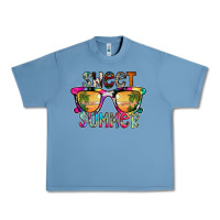 Pebble Blue Sweet Summer Urban Heavy Tee - CowhideDigitalArt