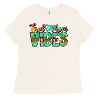 Bone Tired Mom Vibes Ladies Tee - CowhideDigitalArt