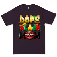 Plum dope black mom Premium Tee - FaDigitalArtStudio