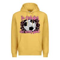 Antique Gold in october we wear pink soccer Premium Hoodie - BarkalooDesign