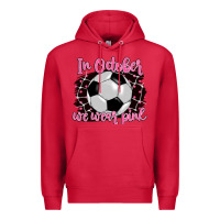 Cardinal in october we wear pink soccer Premium Hoodie - BarkalooDesign