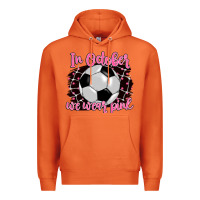 Carrot in october we wear pink soccer Premium Hoodie - BarkalooDesign