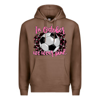 Chestnut in october we wear pink soccer Premium Hoodie - BarkalooDesign