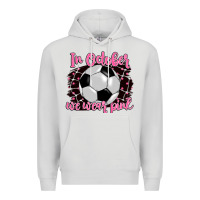 Dove Grey in october we wear pink soccer Premium Hoodie - BarkalooDesign