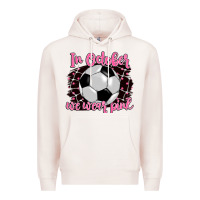 Pale Pink in october we wear pink soccer Premium Hoodie - BarkalooDesign