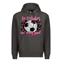 Smoke in october we wear pink soccer Premium Hoodie - BarkalooDesign