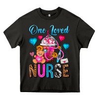 Asphalt One Loved Nurse Valentines Day Frappe Coffee Heavy Core Tee - FaDigitalArtStudio
