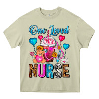 Mossy One Loved Nurse Valentines Day Frappe Coffee Heavy Core Tee - FaDigitalArtStudio