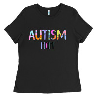 Black Titi Pretty Art Autism Mom Ladies Tee - CowhideDigitalArt