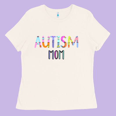 Titi Pretty Art Autism Mom Ladies Tee Designed By Cowhidedigitalart