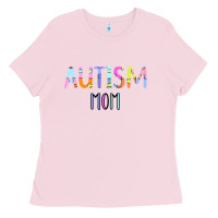 Bubblegum Pink Titi Pretty Art Autism Mom Ladies Tee - CowhideDigitalArt