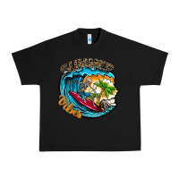 Black Summer Vibes Urban Heavy Tee - CowhideDigitalArt
