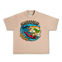 Burro Summer Vibes Urban Heavy Tee - CowhideDigitalArt