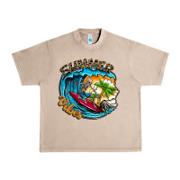 French Oak Summer Vibes Urban Heavy Tee - CowhideDigitalArt