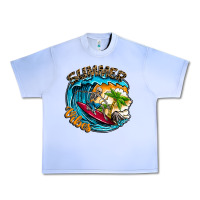 Grape Ice Summer Vibes Urban Heavy Tee - CowhideDigitalArt
