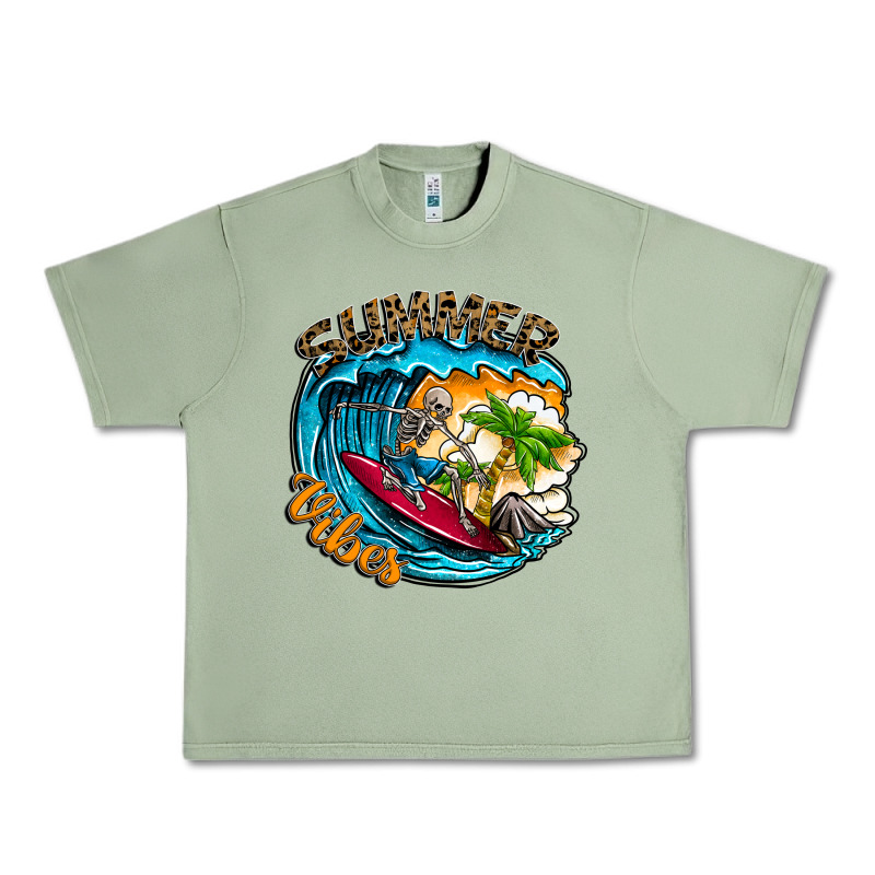 Summer Vibes Urban Heavy Tee by CowhideDigitalArt | Teevron