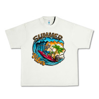 Pistachio Summer Vibes Urban Heavy Tee - CowhideDigitalArt
