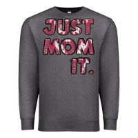 Charcoal Heather just mom it pink Premium Sweatshirt - Jasminsmagicworld