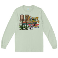 Matcha merry christmas texas Long Sleeve Tee - SublimationCraftShop