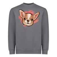 Storm chihuahua pink glitter Heavyweight Sweatshirt - Jasminsmagicworld