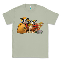 Matcha Cows With Sunflower Headbands Classic Tee - Jasminsmagicworld