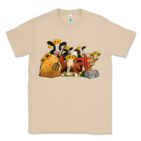 Mushroom Cows With Sunflower Headbands Classic Tee - Jasminsmagicworld