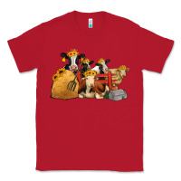 Red Cows With Sunflower Headbands Classic Tee - Jasminsmagicworld