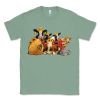 Sage Cows With Sunflower Headbands Classic Tee - Jasminsmagicworld