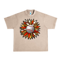 French Oak Baseball Sunflower Urban Heavy Tee - Jasminsmagicworld