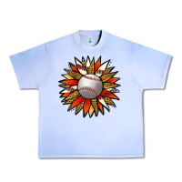 Grape Ice Baseball Sunflower Urban Heavy Tee - Jasminsmagicworld