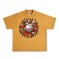 Peanut Butter Baseball Sunflower Urban Heavy Tee - Jasminsmagicworld