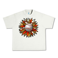 Pistachio Baseball Sunflower Urban Heavy Tee - Jasminsmagicworld