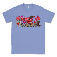 Colony Blue Pucker Up Cowboy Valentine's Day Classic Tee - FaDigitalArtStudio