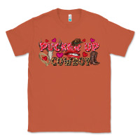 Copper Pucker Up Cowboy Valentine's Day Classic Tee - FaDigitalArtStudio