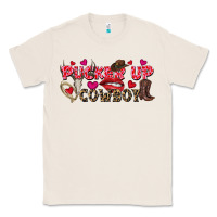 Natural Pucker Up Cowboy Valentine's Day Classic Tee - FaDigitalArtStudio