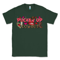Sports Green Pucker Up Cowboy Valentine's Day Classic Tee - FaDigitalArtStudio