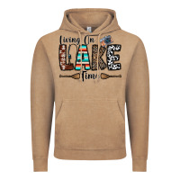 Vintage Coffee living on lake time Vintage Hoodie - CowhideDigitalArt