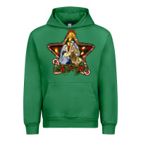 Emerald christmas baby jesus oh holly night Urban Hoodie - RanaPortraitStore