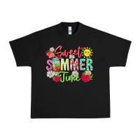 Black Sweet Summer Time Urban Heavy Tee - CowhideDigitalArt