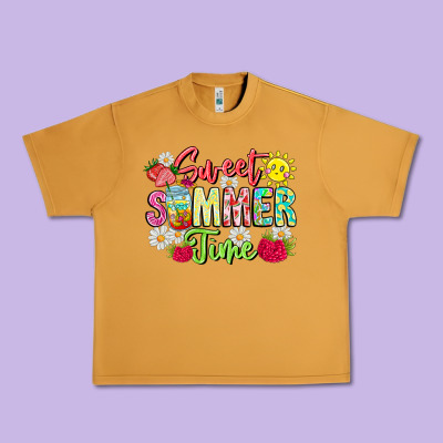 Sweet Summer Time Urban Heavy Tee Designed By Cowhidedigitalart