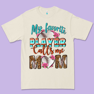 My Favorite Player Calls Me Mom Premium Tee Designed By Bundleandbundleshop