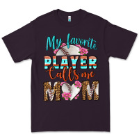 Plum My Favorite Player Calls Me Mom Premium Tee - BundleAndBundleShop