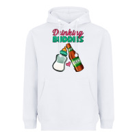 White Drinking Buddies Heavyweight Hoodie - Jasminsmagicworld