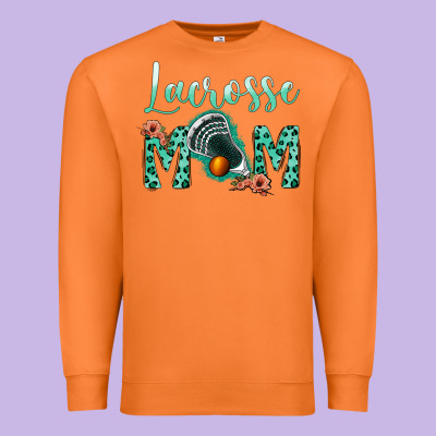 Lacrose Mom Premium Sweatshirt Designed By Jasminsmagicworld