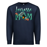 Navy lacrose mom Premium Sweatshirt - Jasminsmagicworld