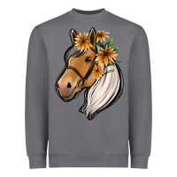 Storm floral horse Heavyweight Sweatshirt - Jasminsmagicworld
